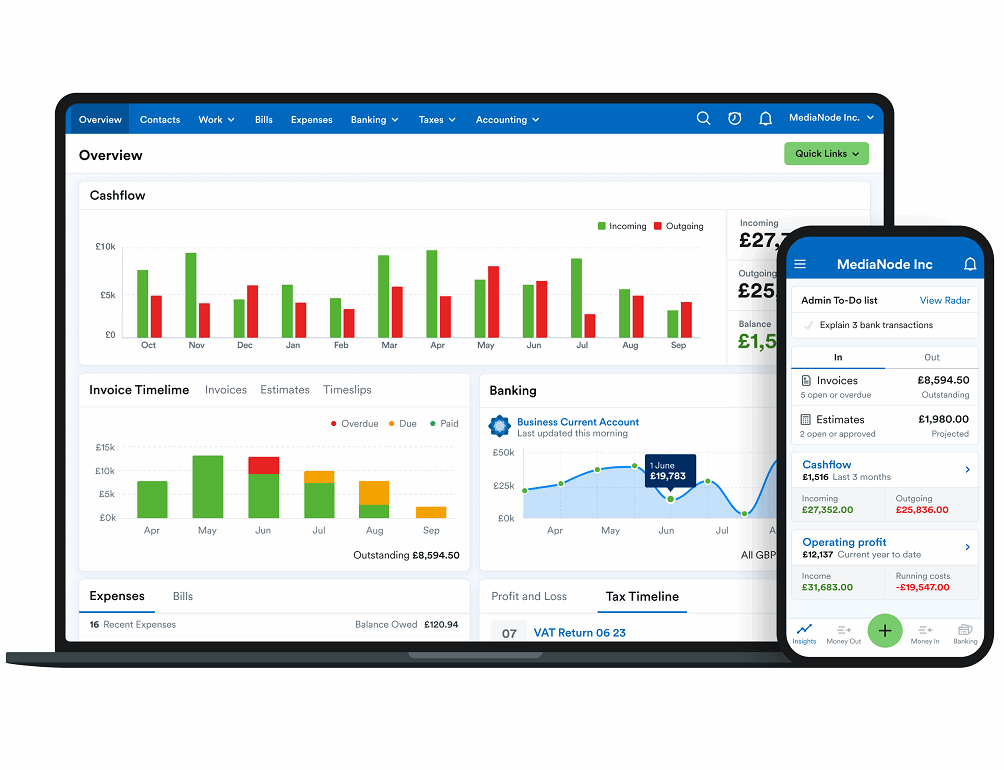 mobile desktop software for mtd freeagent image