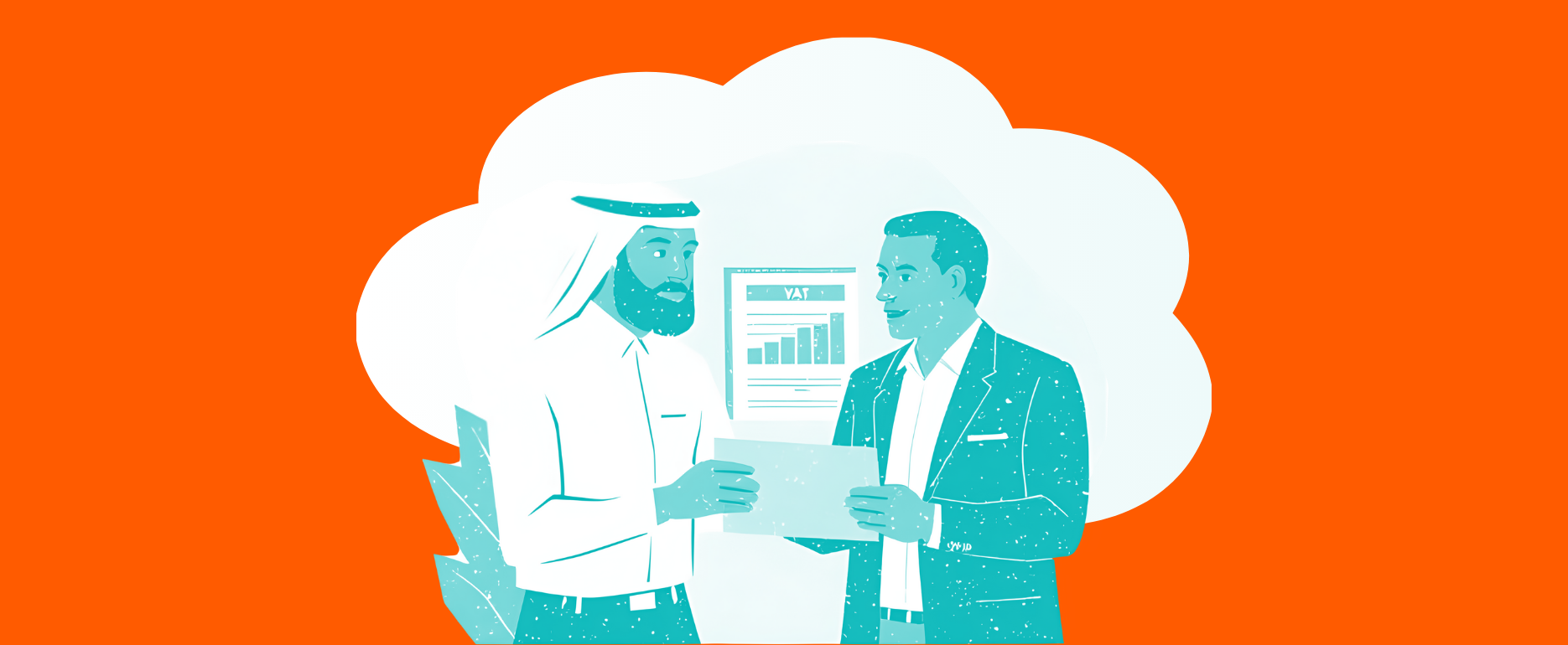 Accountant helping client understand VAT obligations