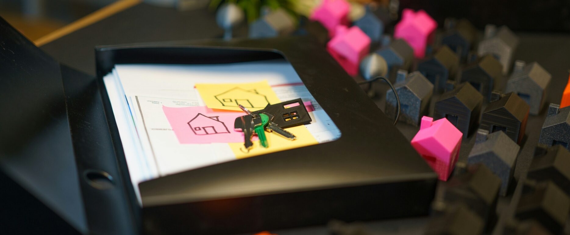 Legal documents and trust paperwork on a desk, showing the administrative side of transferring agricultural land into a trust for inheritance tax planning.